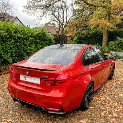 Red BMW M3 tracker